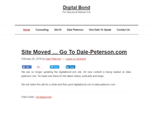 Tablet Screenshot of digitalbond.com